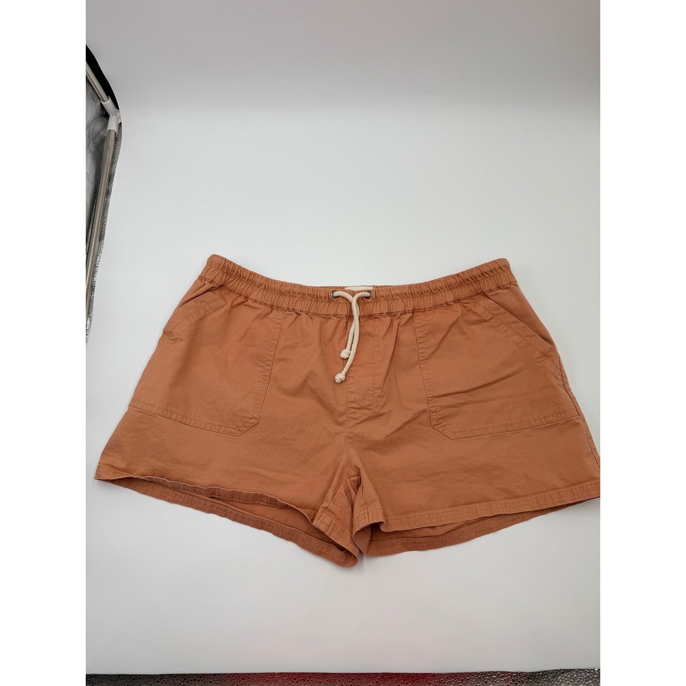 Pact Classic Woven Shorts Organic Cotton Terracotta Clay XL